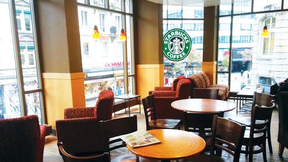 Co-Working in Zürich: Starbucks Stauffacher